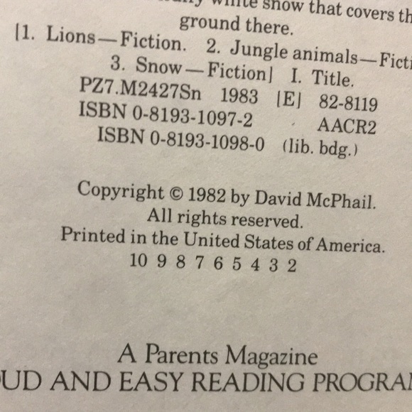 Snow Lion By David McPhail - Picture 10 of 16